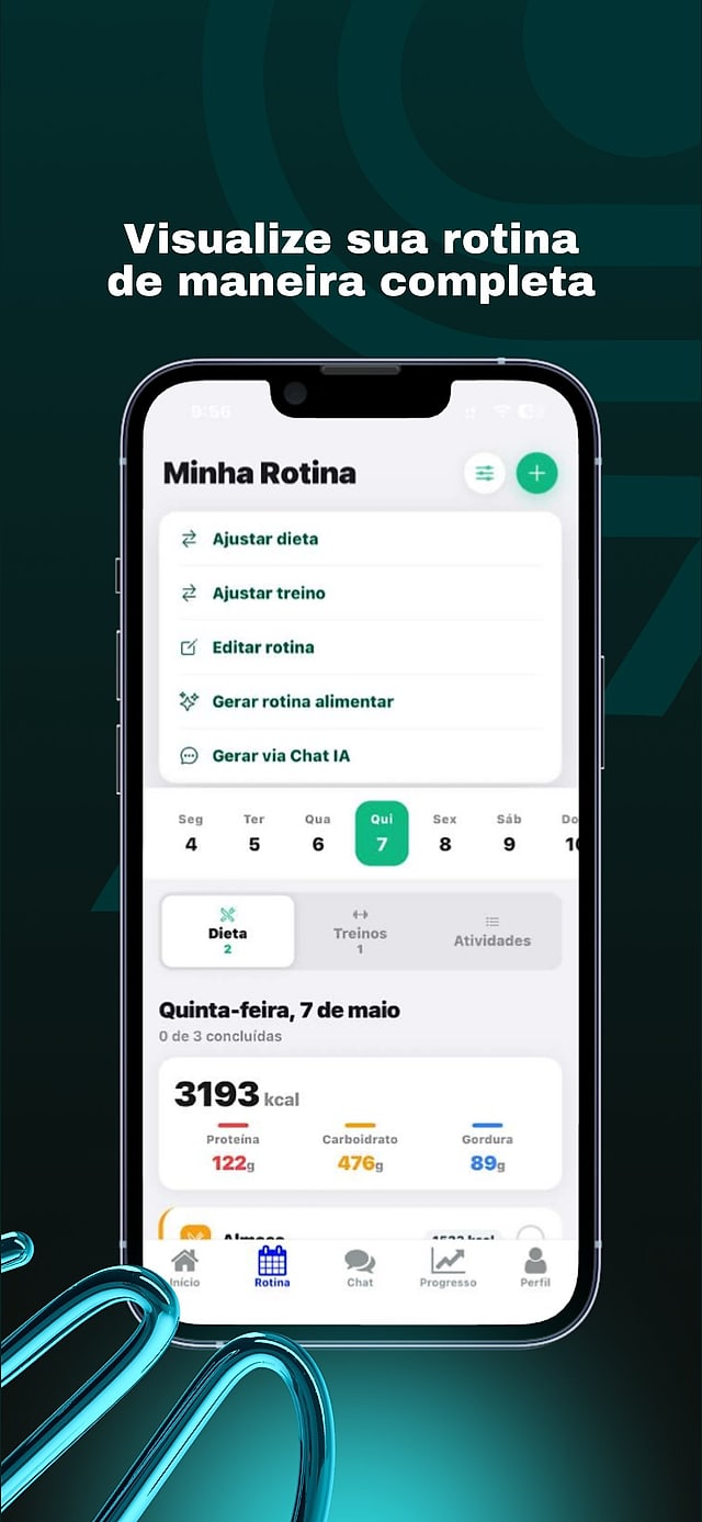 Visualize sua rotina de maneira completa